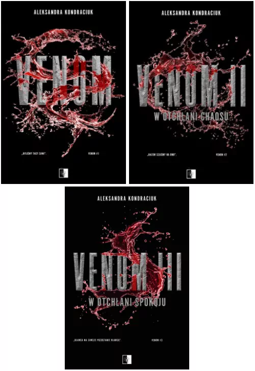 Pakiet: Venom / W otchłani chaosu / W otchłani spokoju. Venom. Tom 1-3 - tantis.pl