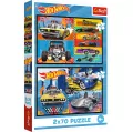 Puzzle 2x70 Samochodziki TREFL - tantis.pl