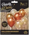 Balony Beauty&Charm bukiet złote 30cm 7szt - tantis.pl