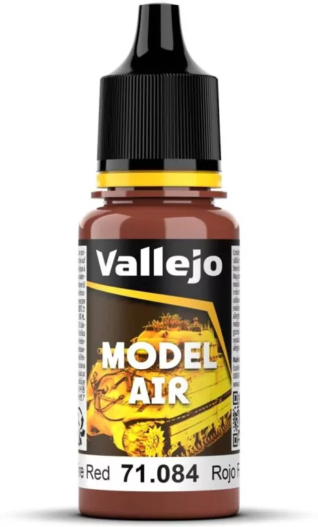 Vallejo: 71.084 - Model Air - Fire Red (17 ml) - tantis.pl