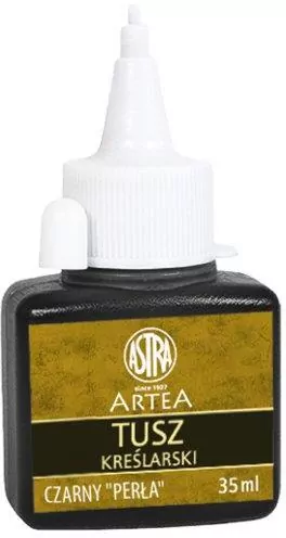 Tusz kreślarski 35 ml czarny perła ASTRA - tantis.pl