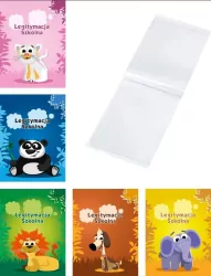 Okładka na legitymację szkolną z nadrukiem, mix