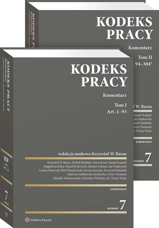 Kodeks pracy. Komentarz T.1-2 w.7 - tantis.pl
