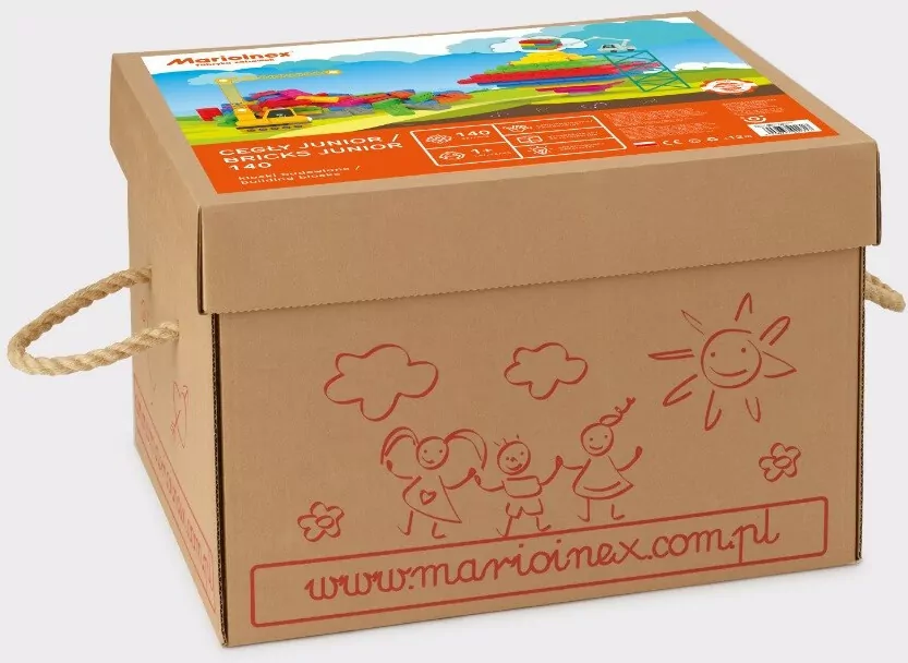 Klocki Budowlane Cegły Junior 140 - tantis.pl