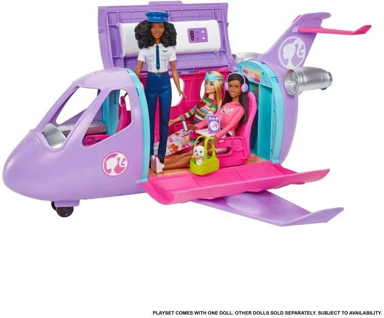 Barbie Lotnicza przygoda Samolot + Lalka - tantis.pl