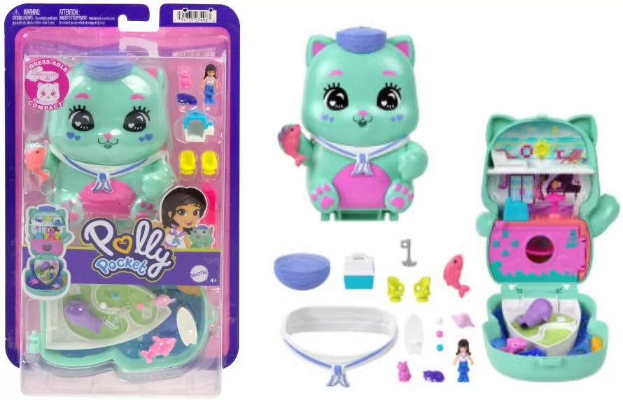 Polly Pocket Sail Kitty Compact JCR37 - tantis.pl