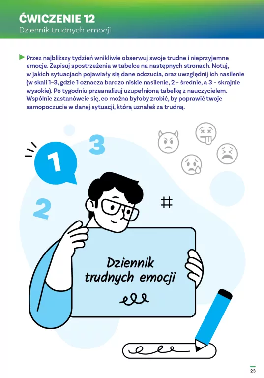 Emocjonalny rollercoaster, czyli ćwiczenia na temat emocji dla nastolatków w spektrum autyzmu - tantis.pl