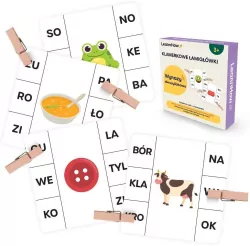 Klamerkowe zadania. Wyrazy dwusylabowe