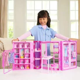 Zestaw: Barbie Szafa Marzeń 3.0 + Lalka - tantis.pl