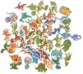 Naklejki winylowe dinozaury 4-5cm 50szt - tantis.pl