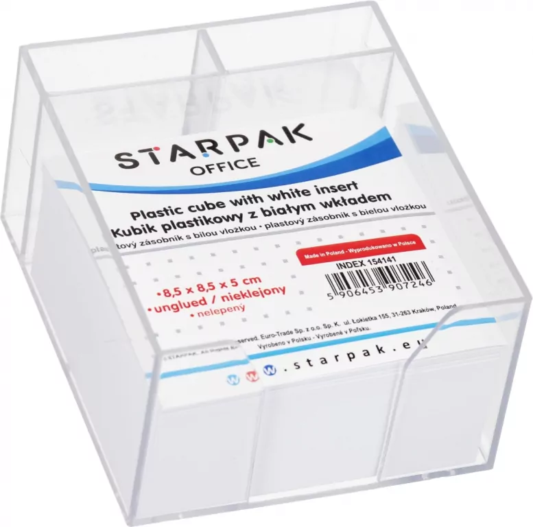 Pojemnik na karteczki 85x85x50mm - tantis.pl