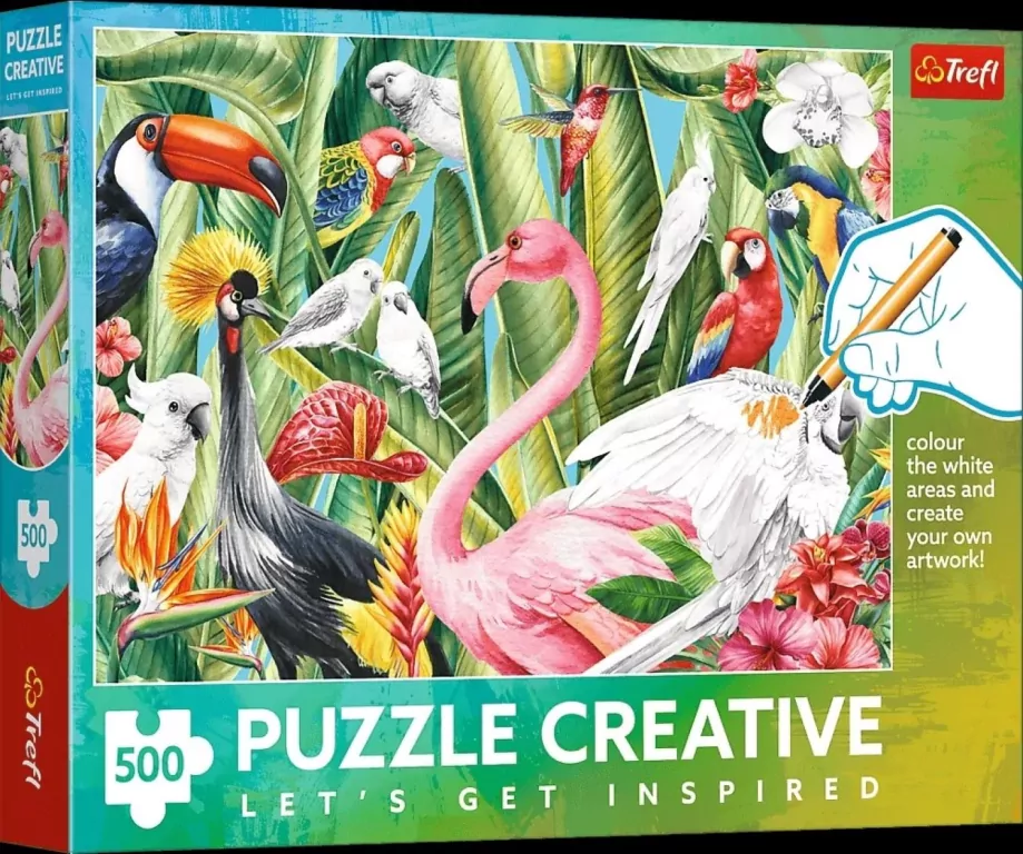 Puzzle 500 Rajskie ptaki TREFL - tantis.pl