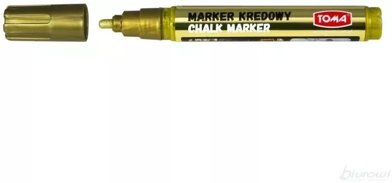 Marker kredowy 4,45 mm złoty TOMA - tantis.pl