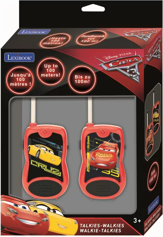Krótkofalówki walkie talkie Cars ze sprzączką TW12DC - tantis.pl
