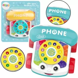 Telefon na kółkach do ciągnięcia kolorowy