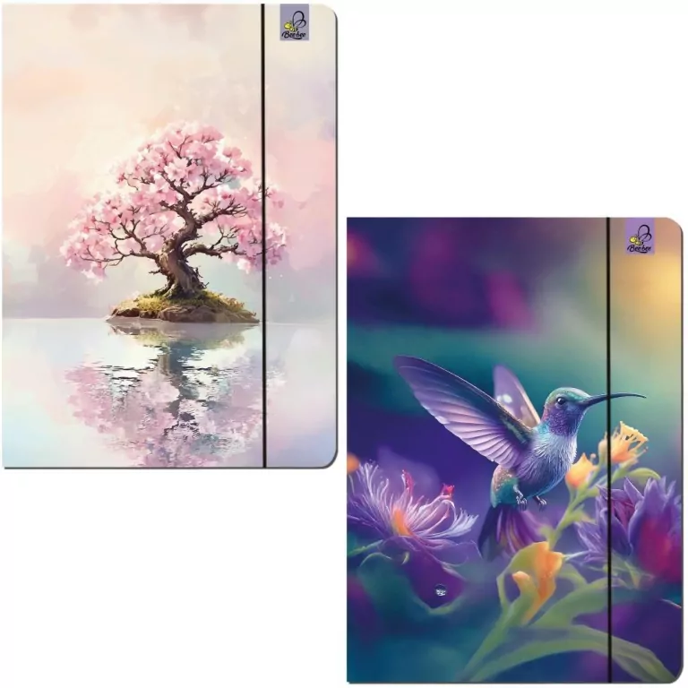 Teczka A4 z gumką Sakura Koliber mix - tantis.pl