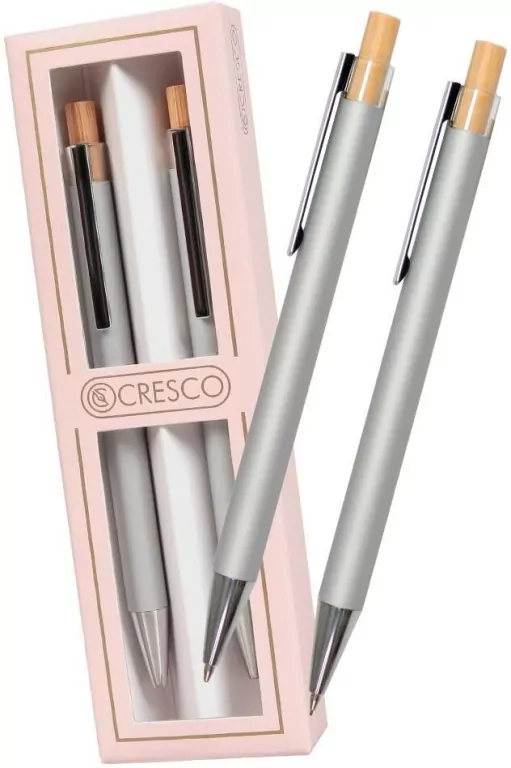 Długopis + ołówek Dyplomat srebrny Gift Box - tantis.pl