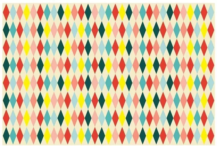 Obrus papierowy Romby 180x120cm - tantis.pl