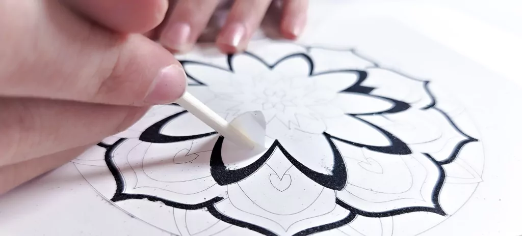 Piaskowe Malowanki Mandala 1 Sand Art - tantis.pl