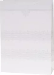 Torebka Lux 26x32x12cm brokat biała ROZETTE