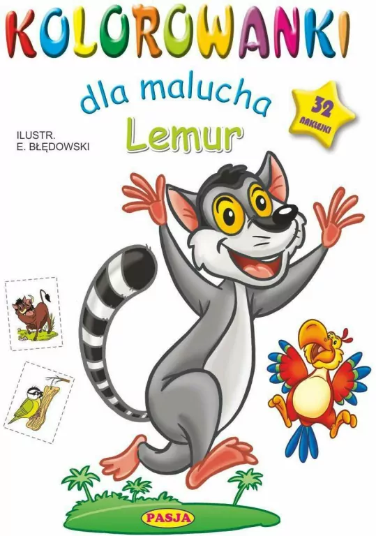 Lemur. Kolorowanki dla malucha - tantis.pl