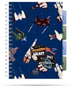 Kołozeszyt A5 100k kratka PP Coolpack space adventure - tantis.pl