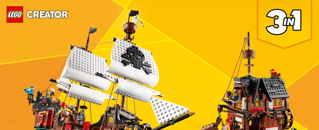 LEGO® Creator. Statek piracki. 31109 - tantis.pl