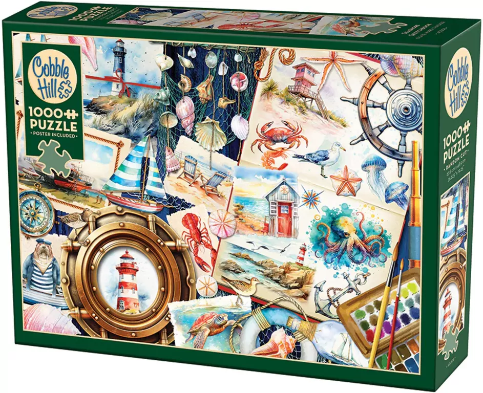 Puzzle 1000 Wspomnienia znad morza 113556 - tantis.pl
