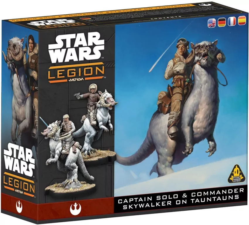 Star Wars Legion 2.0: Captain Solo & Luke Skywalker on Tauntaun - tantis.pl