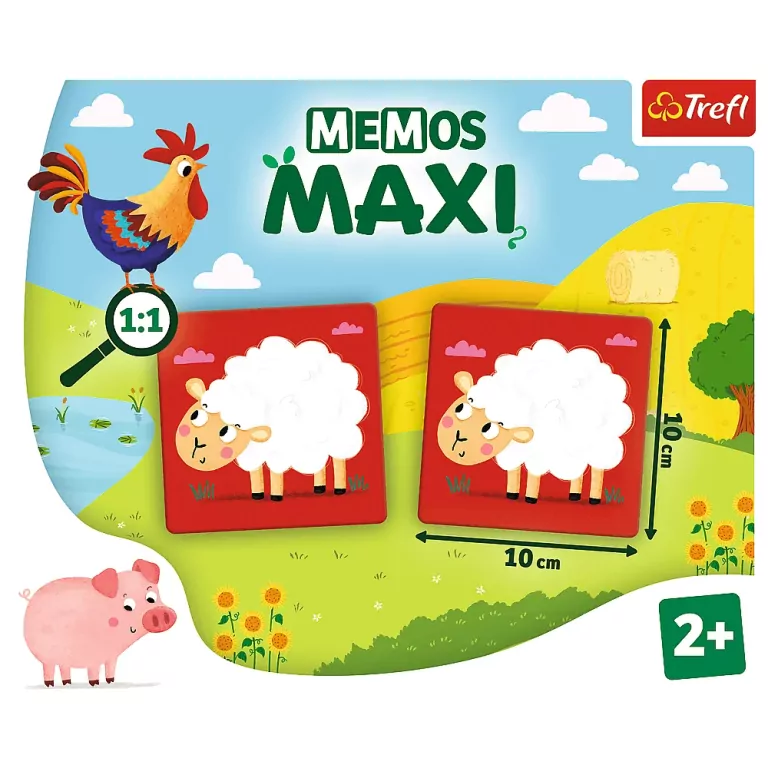 Memo Maxi. Zwierzęta na farmie - tantis.pl
