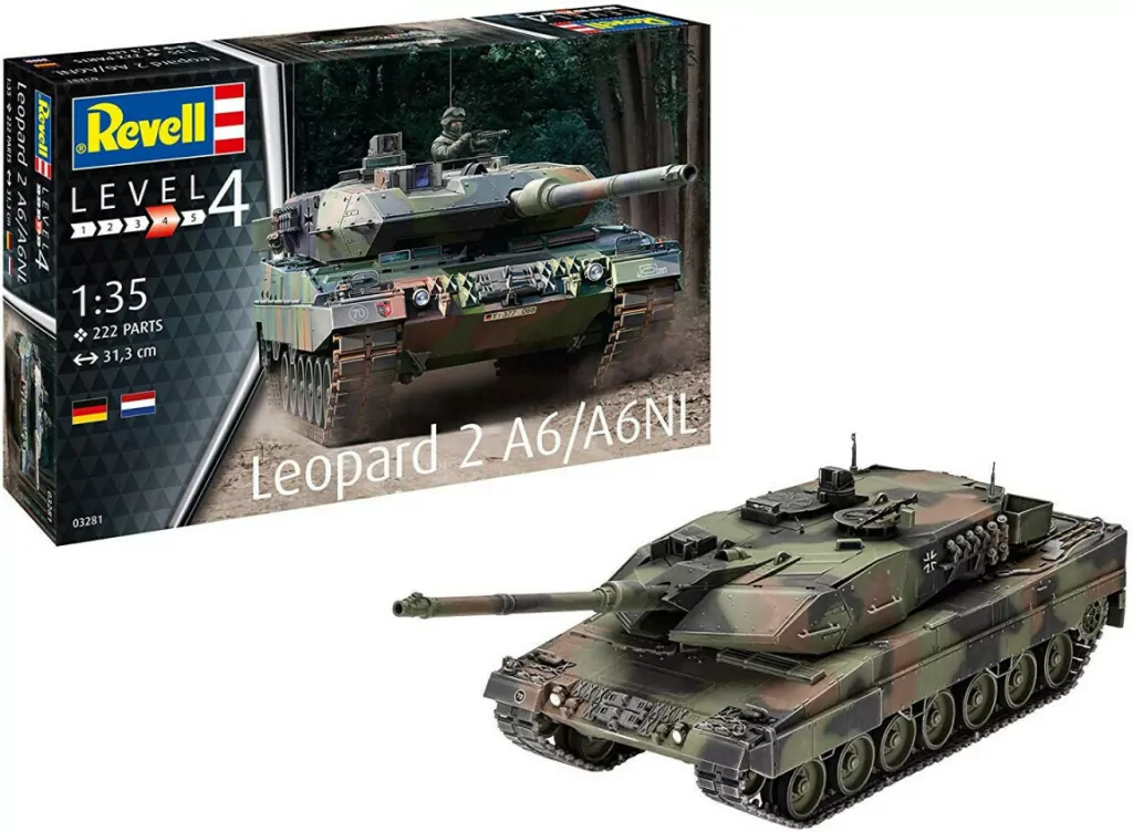 Model plastikowy Leopard 2A6/A6NL - tantis.pl