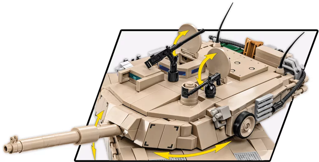 COBI. Armed Forces. Czołg  M1A2 Abrams - tantis.pl