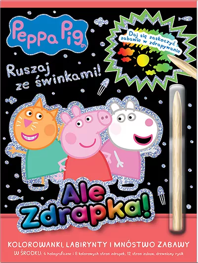 Peppa Pig. Ruszaj ze świnkami. Ale zdrapka! Cz.5 - tantis.pl