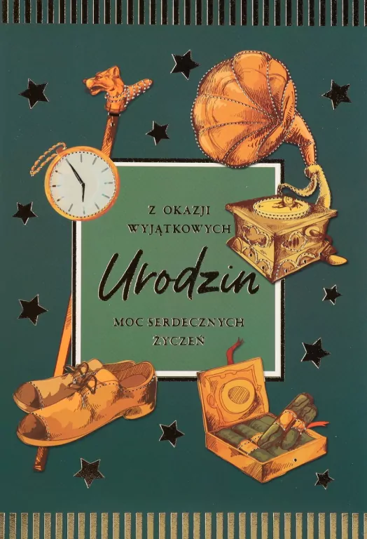 KARNET URODZINY B6 Z KOP PD STAR-118 FOL - tantis.pl