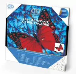 Diamond Dotz Adults Flutter By Red z ramką