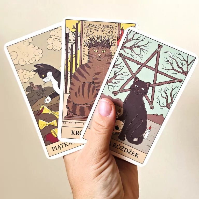 Tarot: Koty rządzą światem. Karty + przewodnik - tantis.pl