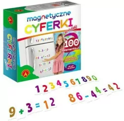 Magnetyczne cyferki na lodówkę