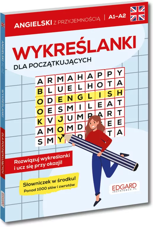Angielski. Wykreślanki dla początkujących A1-A2 - tantis.pl