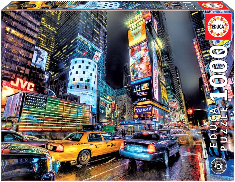 Puzzle 1000 Times Square Nowy Jork 109622 - tantis.pl