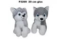 Pies husky z głosem 20cm MIX - tantis.pl
