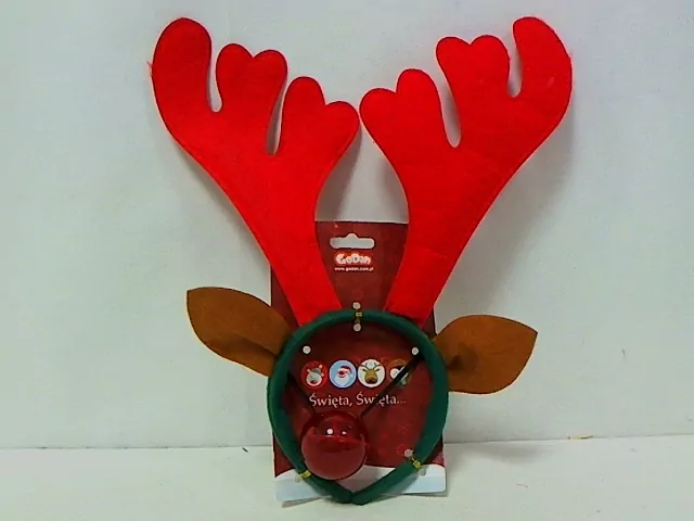 Opaska Renifer z nosem - tantis.pl