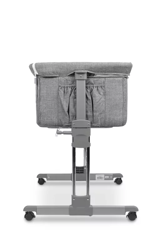 Caretero Łóżeczko dostawne Sleep2gether grafitowe - tantis.pl