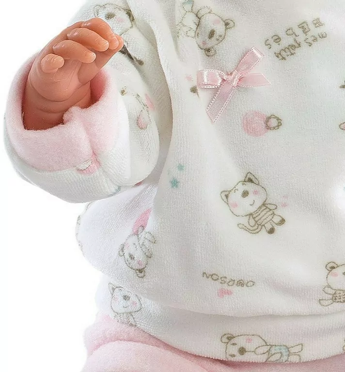 Lalka bobas w różowym kombinezonie - tantis.pl