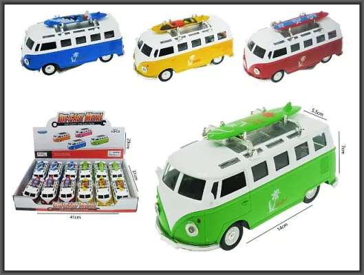 AUTOBUS MET DZ/SW P/B 14CM WAKACYJNY OGOREK