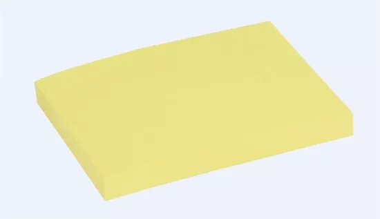 Notes samoprzylepny 75 x 100 mm. Żółty