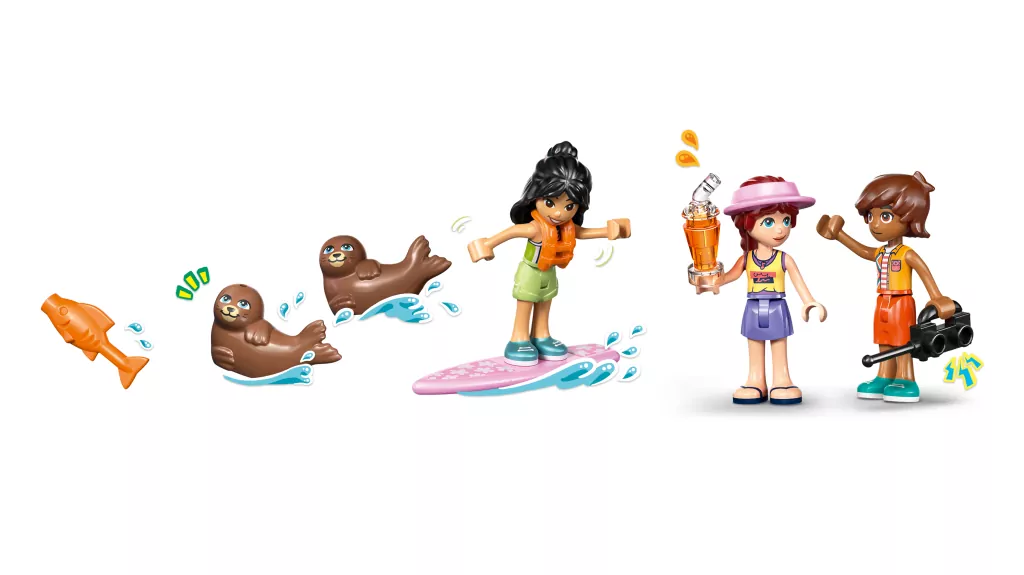LEGO® Friends.  Domek na plaży z fokami 42699 - tantis.pl