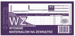 WZ Wydanie materiałów na zewnątrz 351-8
