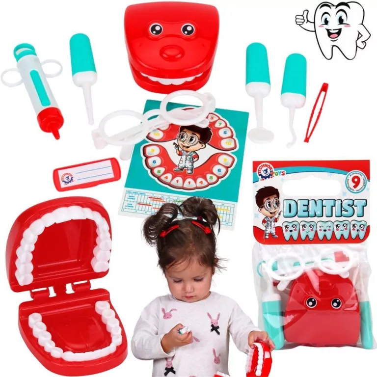 Zestaw Mały dentysta, 9 elementów - tantis.pl