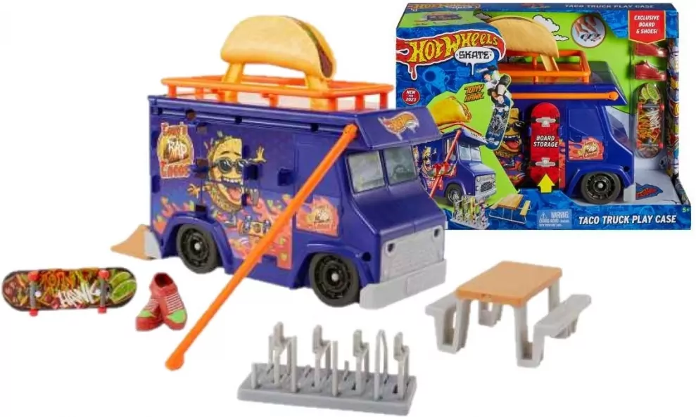 Hot Wheels. Skate Taco Tricki Ciężarówka HMK00 - tantis.pl