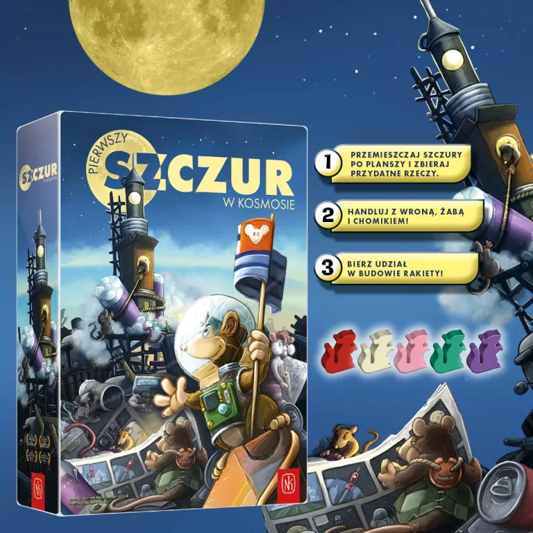 Pierwszy szczur w kosmosie - tantis.pl